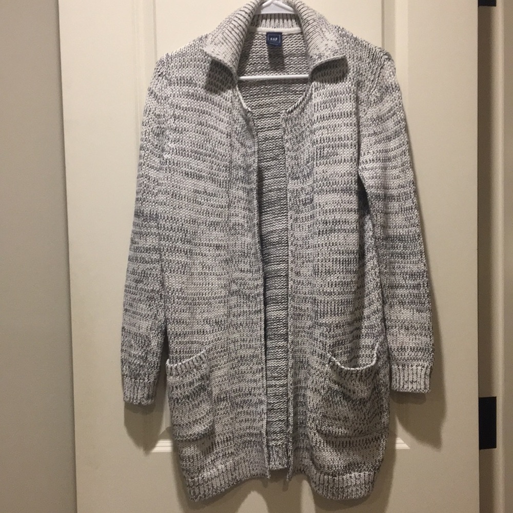 Like New! Gap womens open front knit cardigan sweater long sleeves size S
